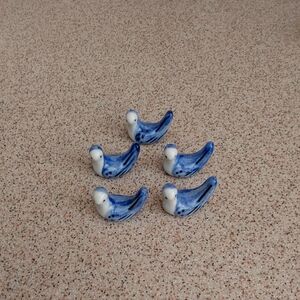 Vintage Asian chopstick rests Set of 5